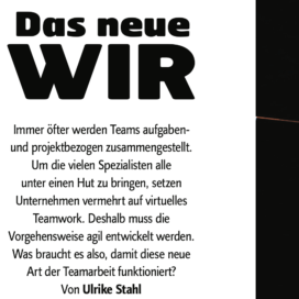 Das neue WIR_BILDUNGaktuell 08_2019 von Ulrike Stahl Organisationsentwicklung für agile Teams und Unternehmen