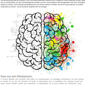 Den Elfenbeinturm verlassen und den Blick weiten Agil, kreativ, innovativ Design Thinking statt Groupthink 09 2018 Expertin fuer kooperative Zusammenarbeit Ulrike Stahl