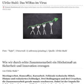 Das WIRus im Virus in Frauen-Business 05_20 von Ulrike Stahl Rednerin fuer produktive Zusammenarbeit