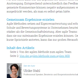 Von der agilen Methode zum agilen Team 05 18 Expertin fuer kooperative Zusammenarbeit Ulrike Stahl