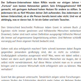 Was uns erfolgreich macht Geben Nehmen oder Tauschen 2018 Expertin fuer kooperative Zusammenarbeit Ulrike Stahl